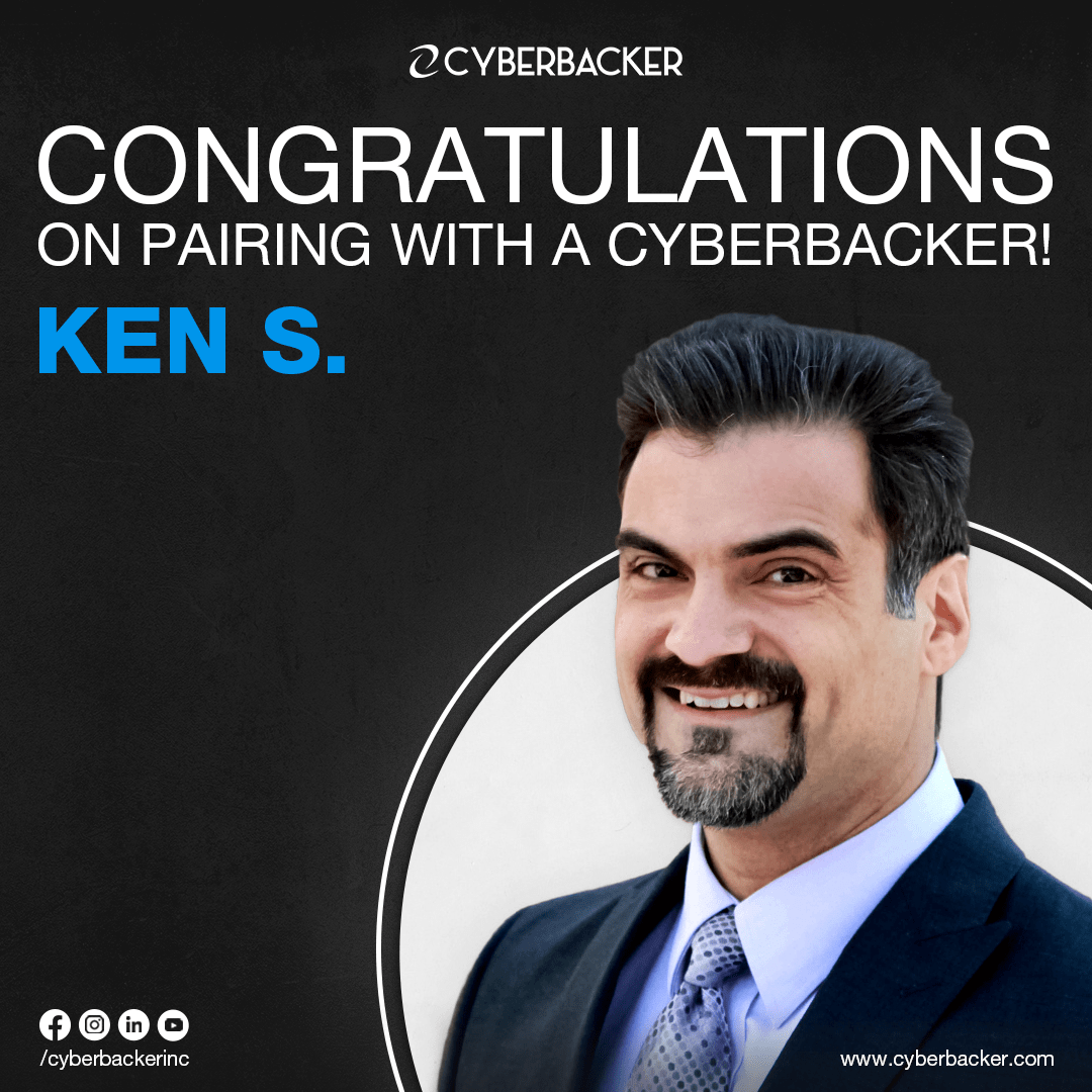 Congratulations on Pairing with a Cyberbacker