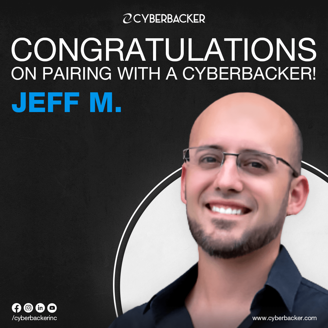 Congratulations on Pairing with a Cyberbacker