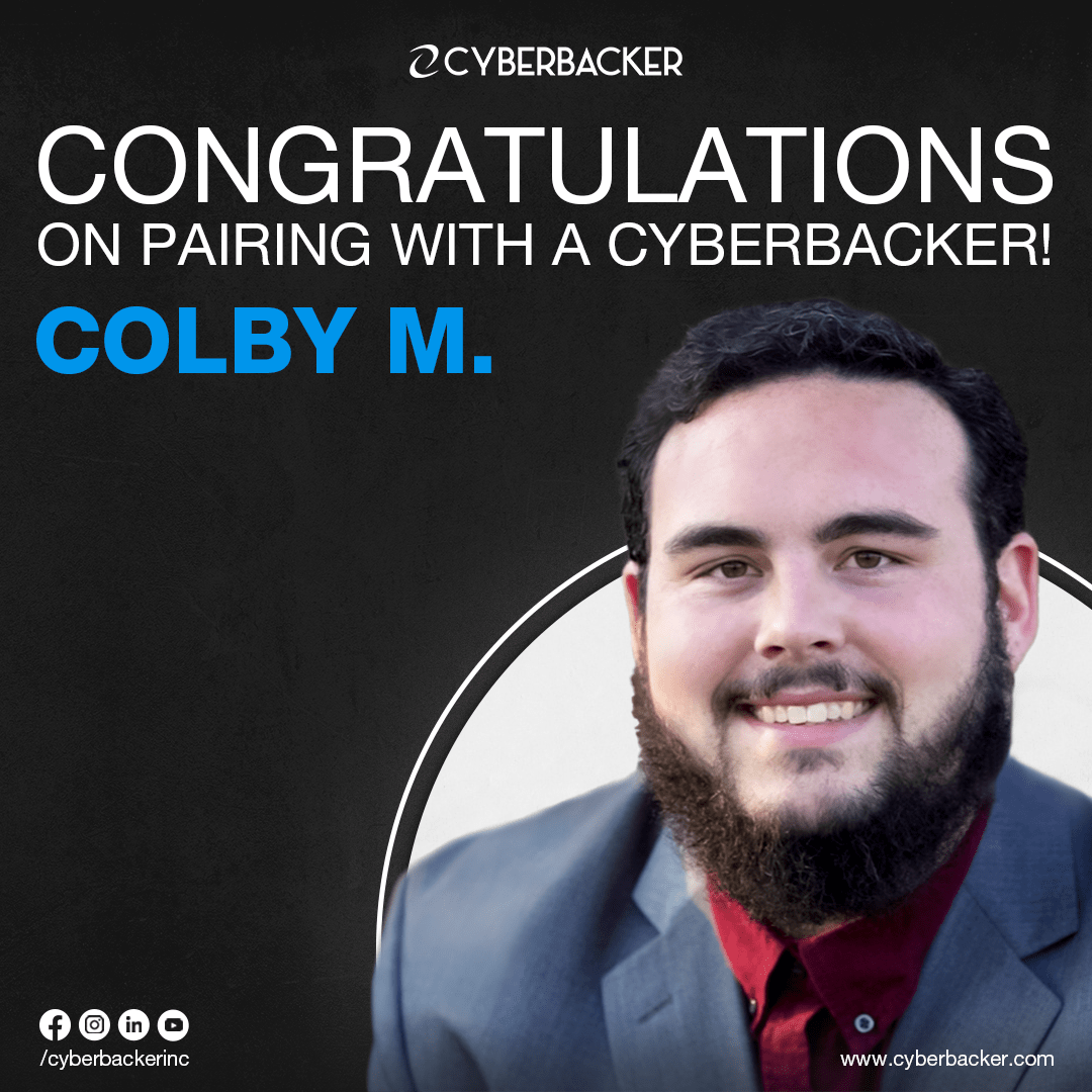 Congratulations on Pairing with a Cyberbacker