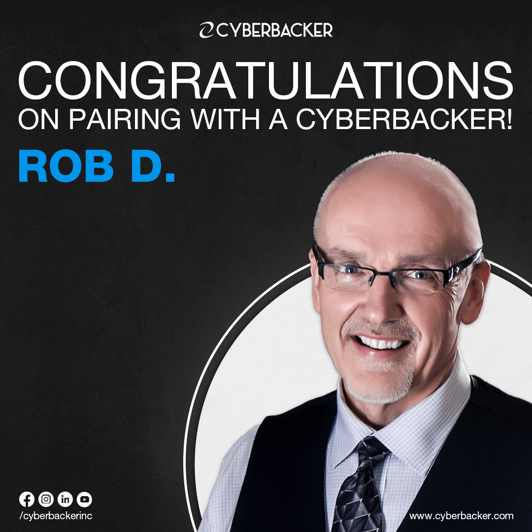 Congratulations on Pairing with a Cyberbacker