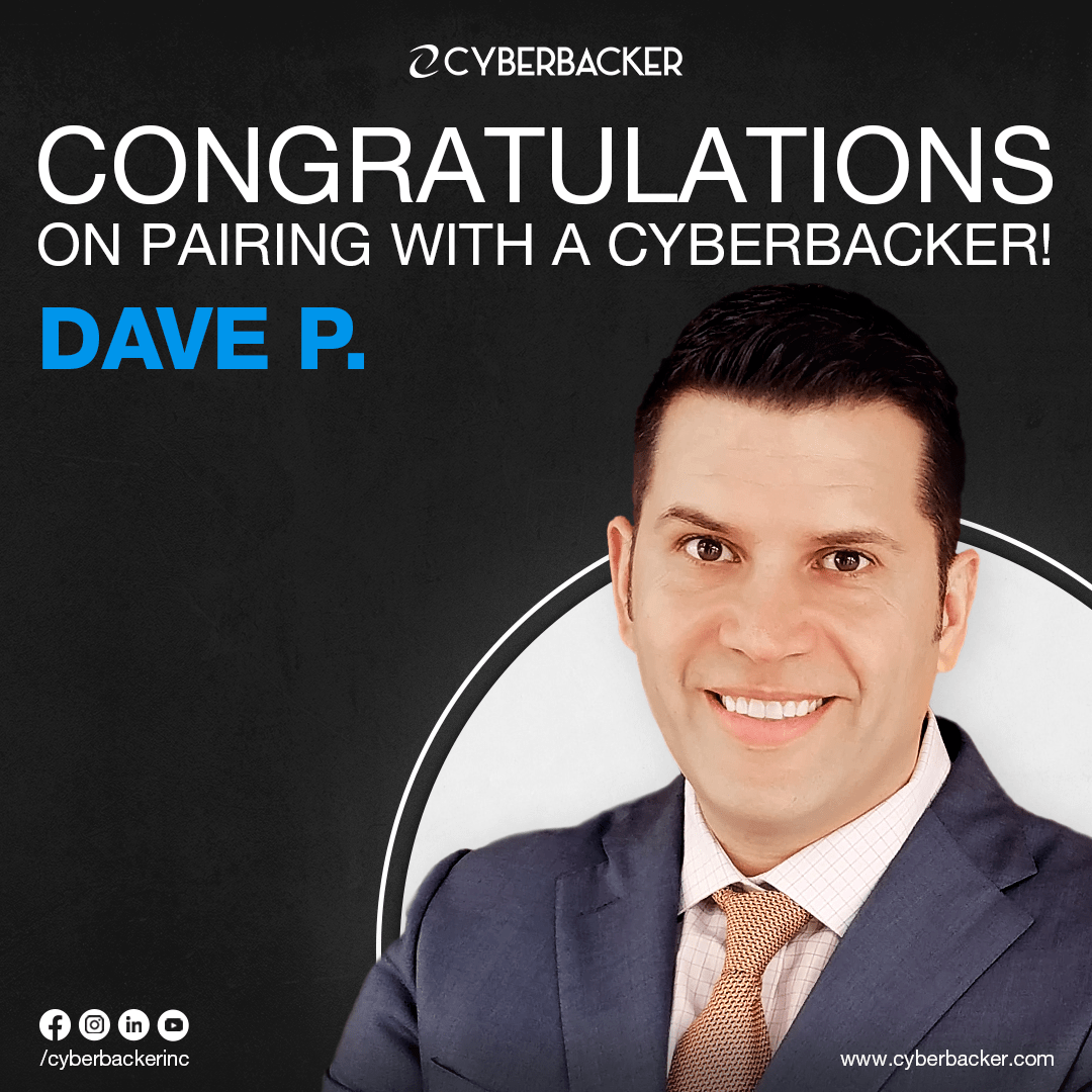 Congratulations on Pairing with a Cyberbacker