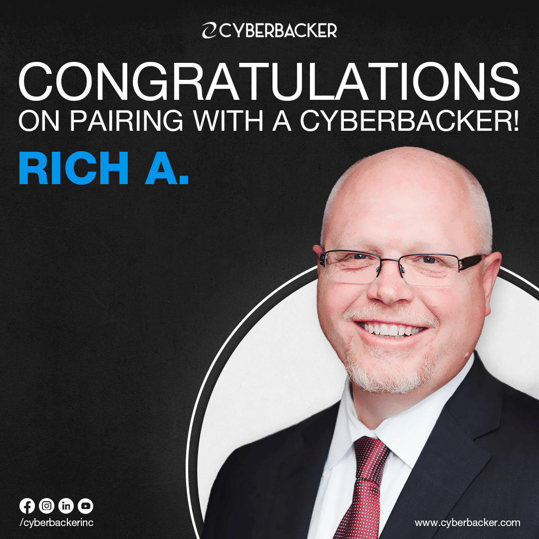 Congratulations on Pairing with a Cyberbacker