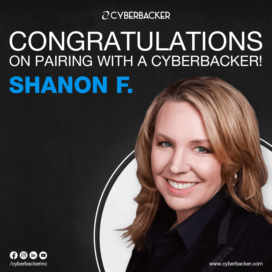 Congratulations on Pairing with a Cyberbacker