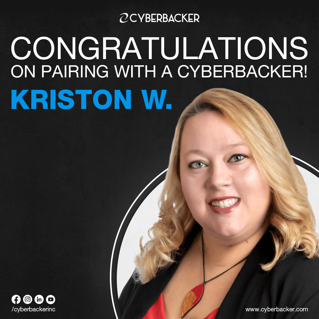 Congratulations on Pairing with a Cyberbacker