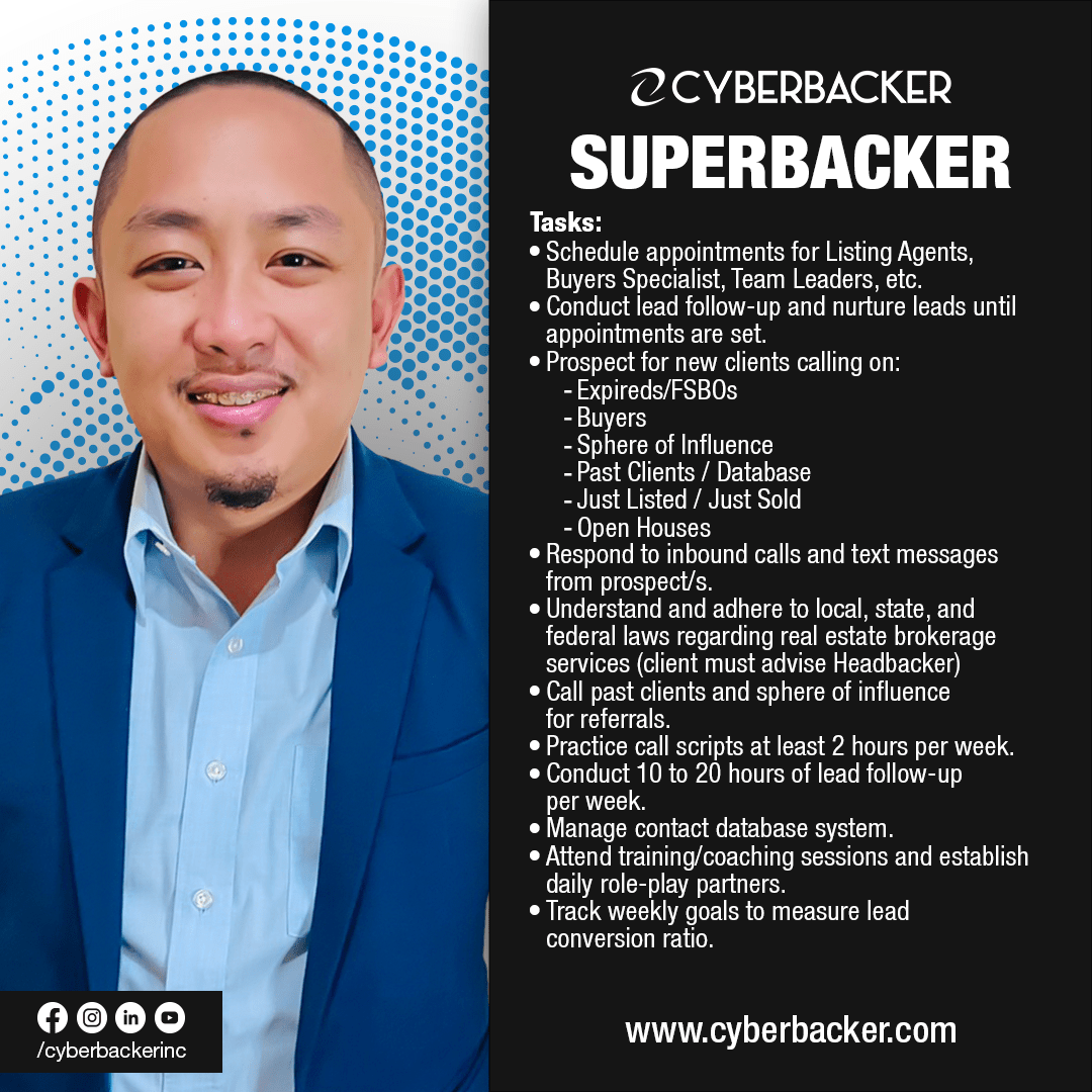 Cyberbacker Services - Super Backer,virtual assistant in United States of America, Virtual Assistant Canada, VA Canada