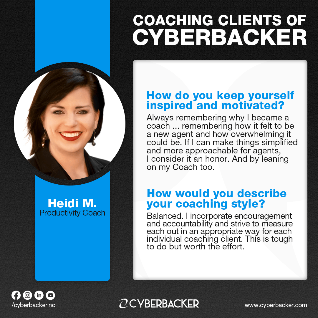 Coaching Client of Cyberbacker - Heidi M.