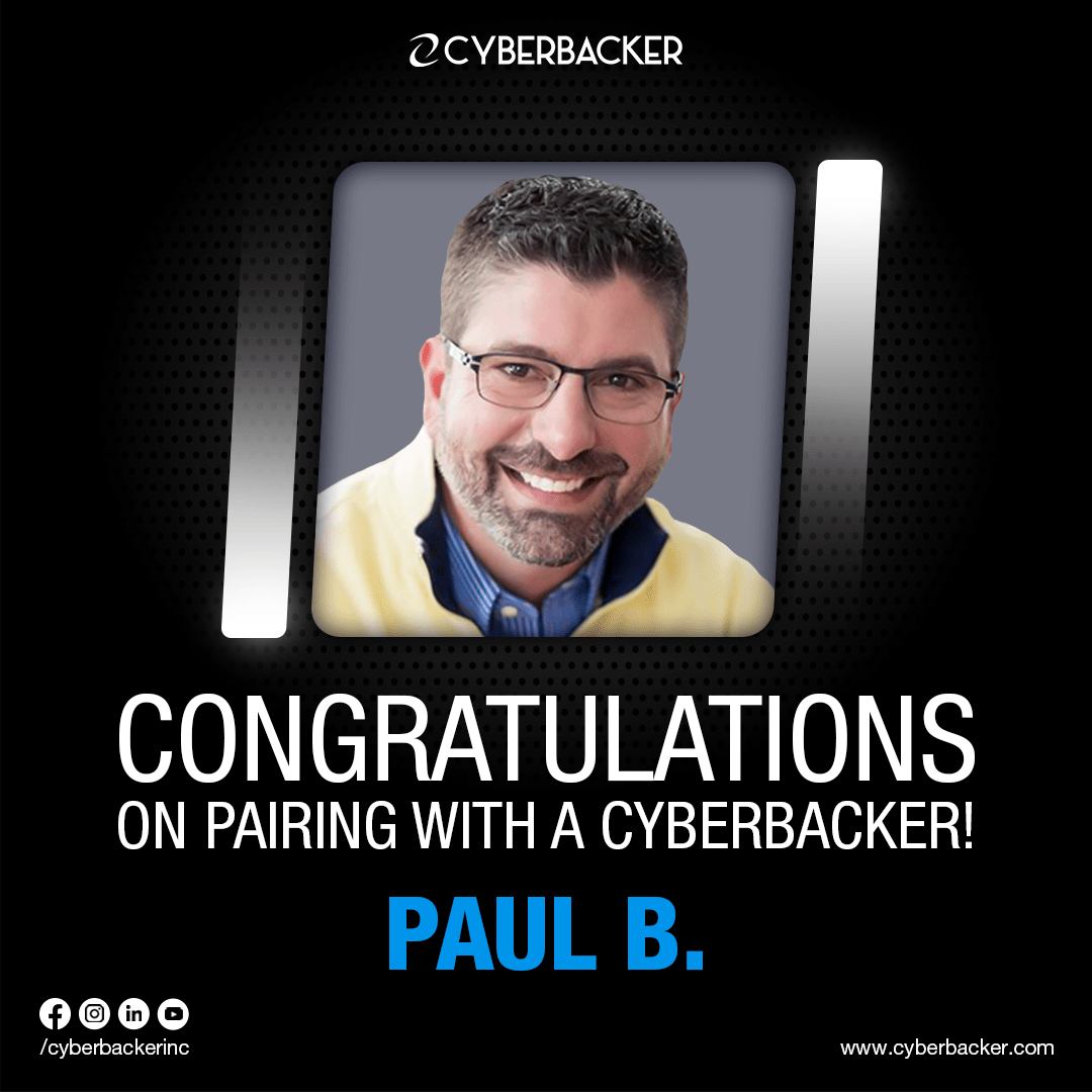 Congratulations on Pairing with a Cyberbacker