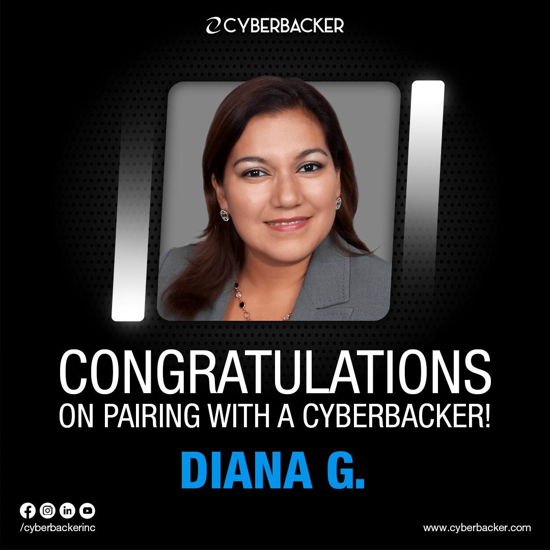 Congratulations on Pairing with a Cyberbacker