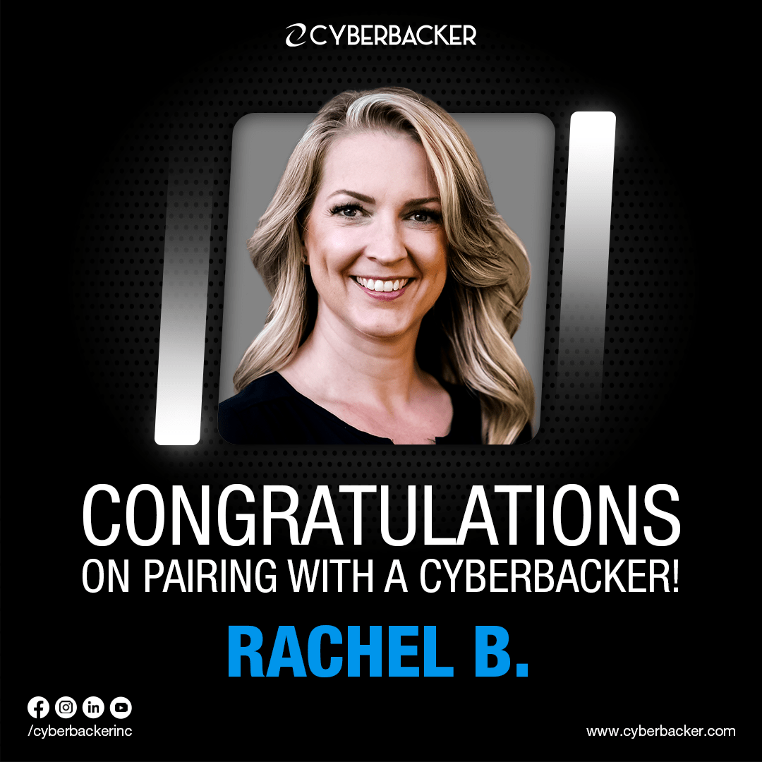 Congratulations on Pairing with a Cyberbacker