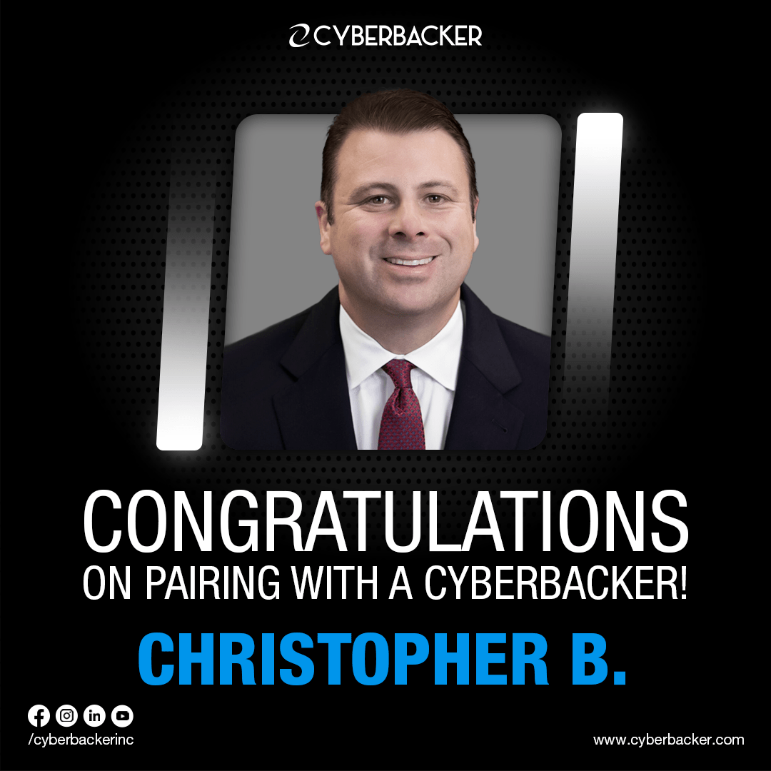 Congratulations on Pairing with a Cyberbacker