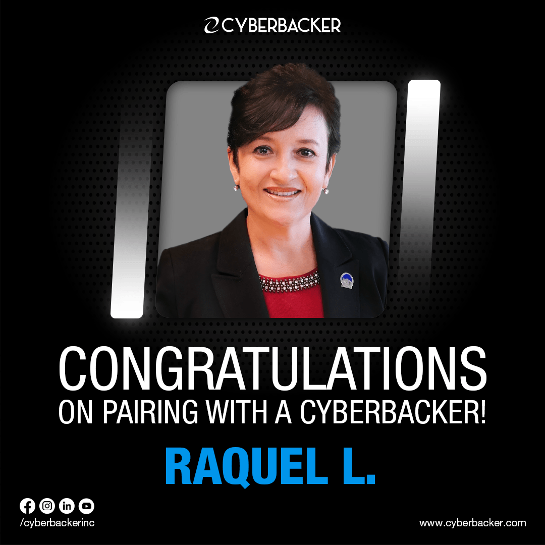 Congratulations on Pairing with a Cyberbacker