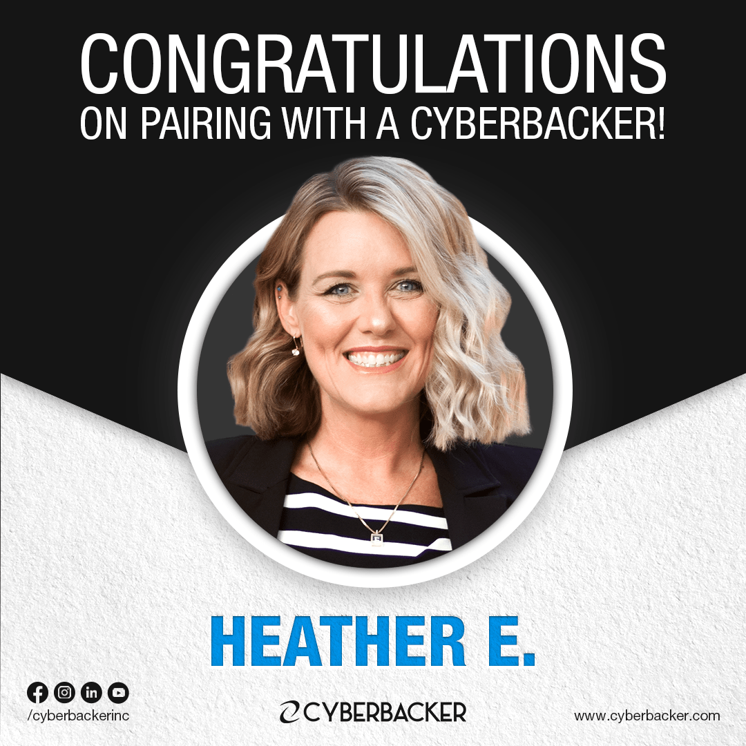 Congratulations on Pairing with a Cyberbacker