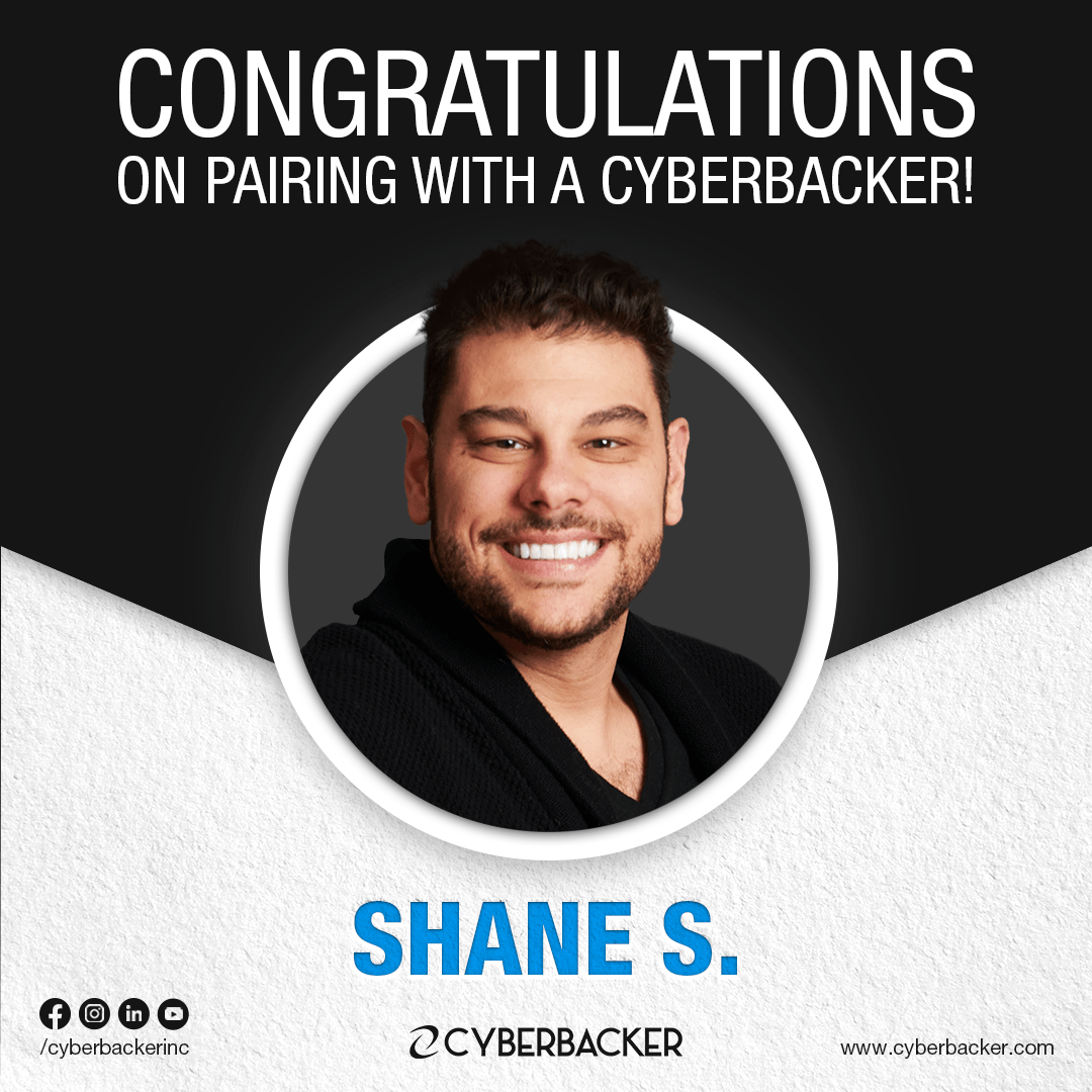 Congratulations on Pairing with a Cyberbacker