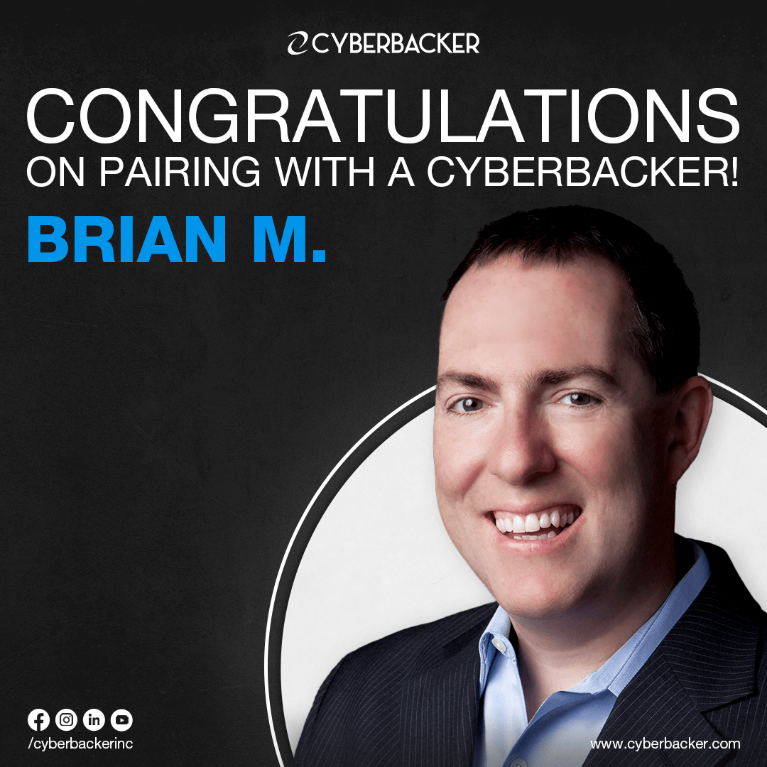 Congratulations on Pairing with a Cyberbacker