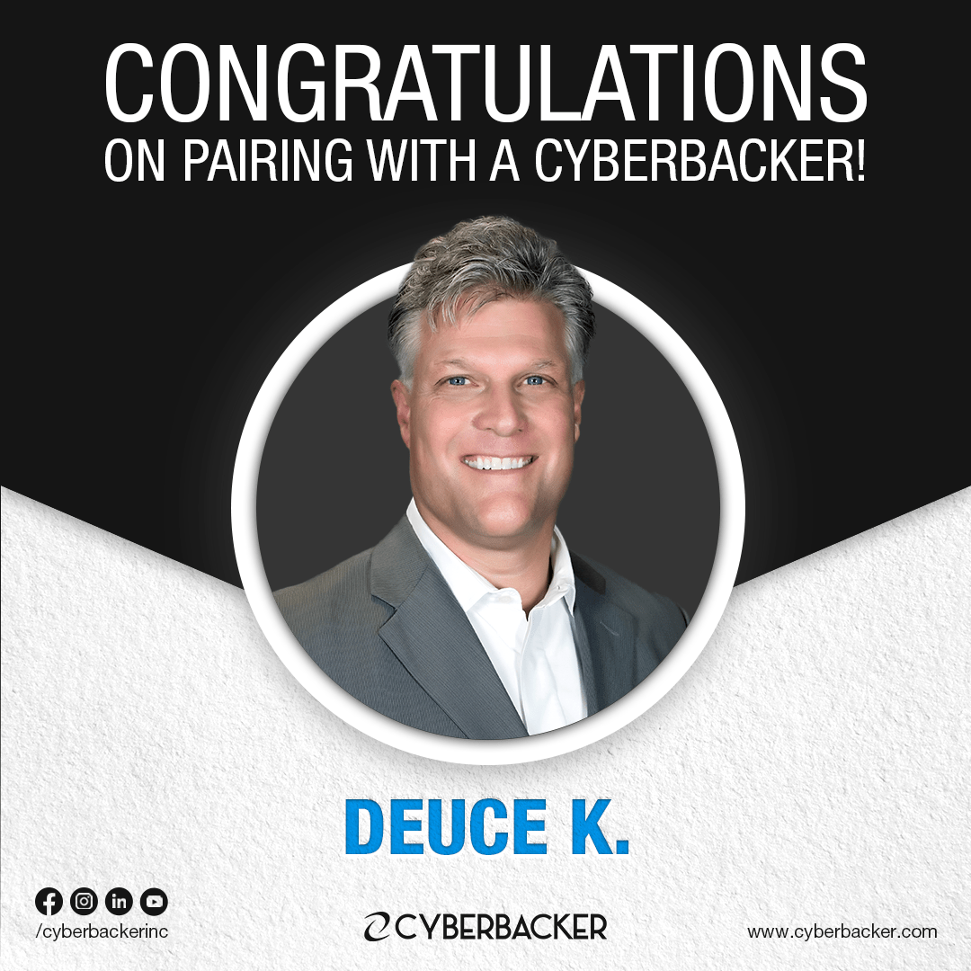 Congratulations on Pairing with a Cyberbacker