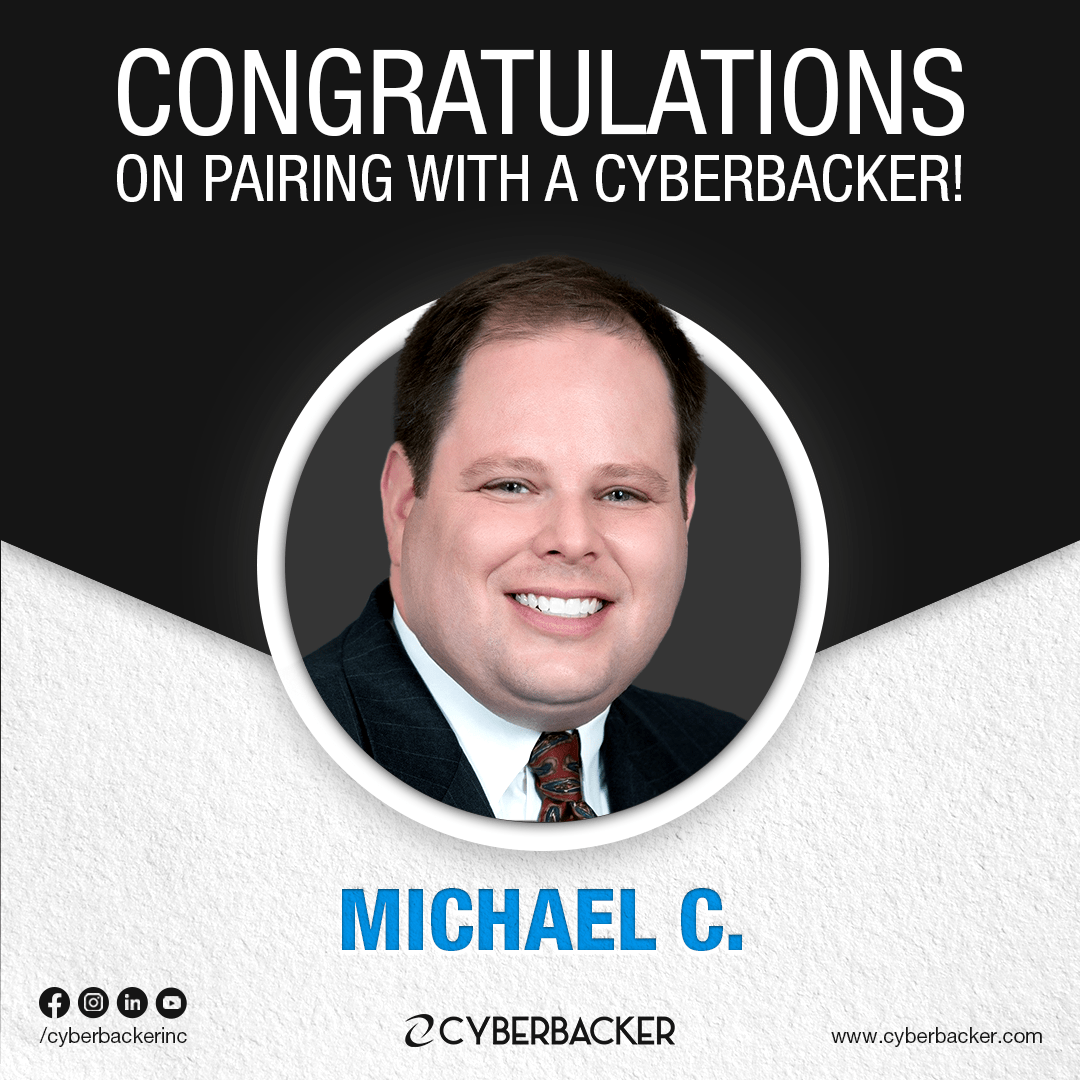 Congratulations on Pairing with a Cyberbacker