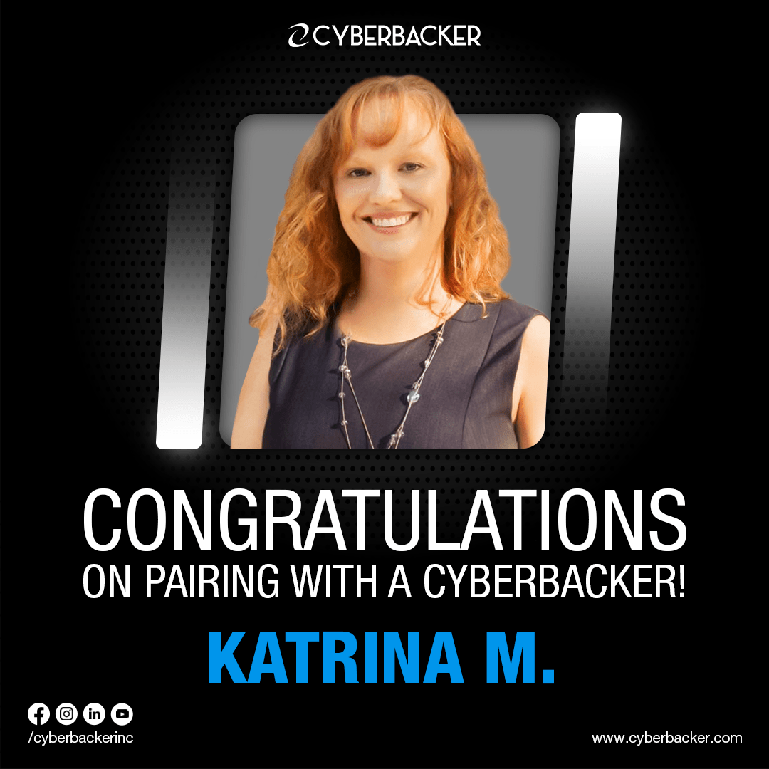 Congratulations on Pairing with a Cyberbacker