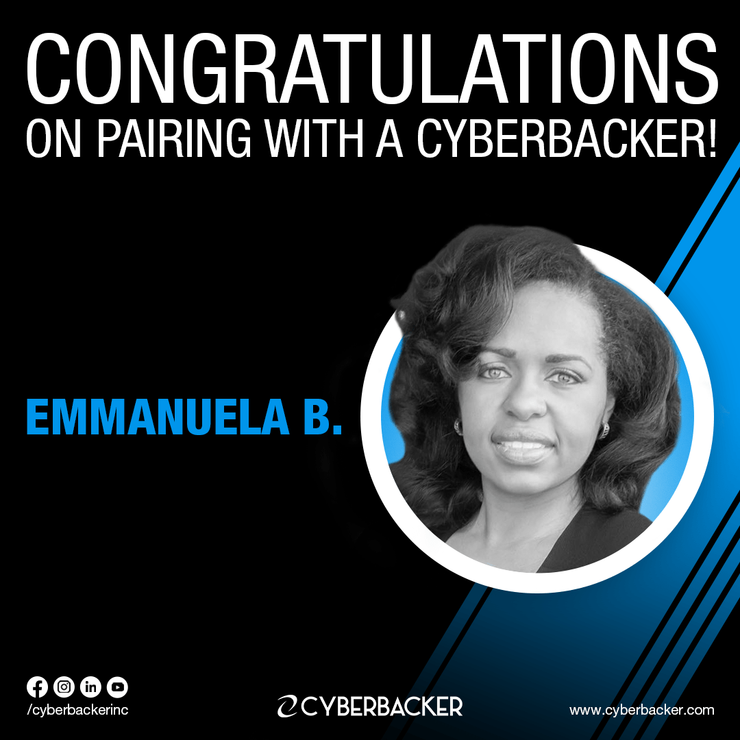 Congratulations on Pairing with a Cyberbacker