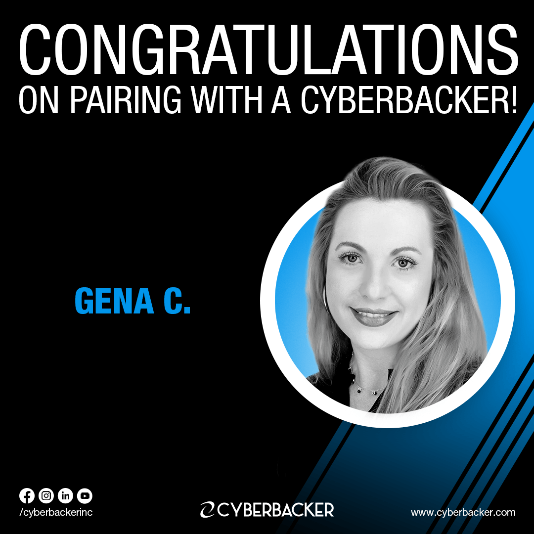 Congratulations on Pairing with a Cyberbacker