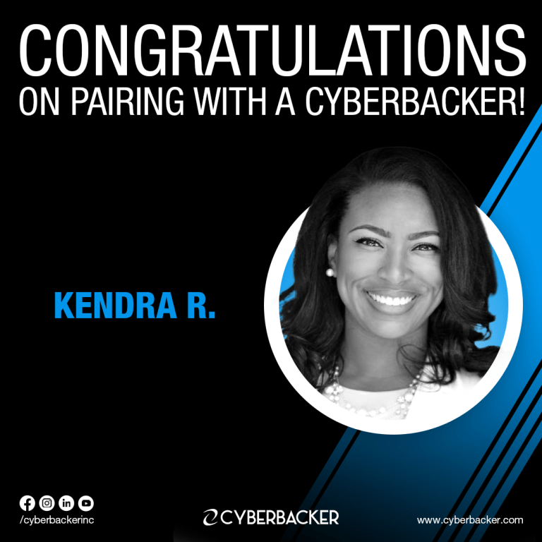 Congratulations on Pairing with a Cyberbacker