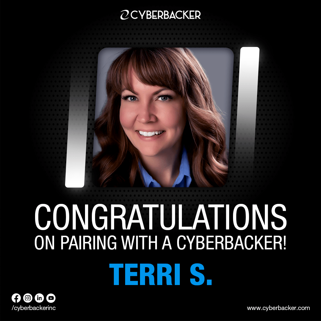 Congratulations on Pairing with a Cyberbacker