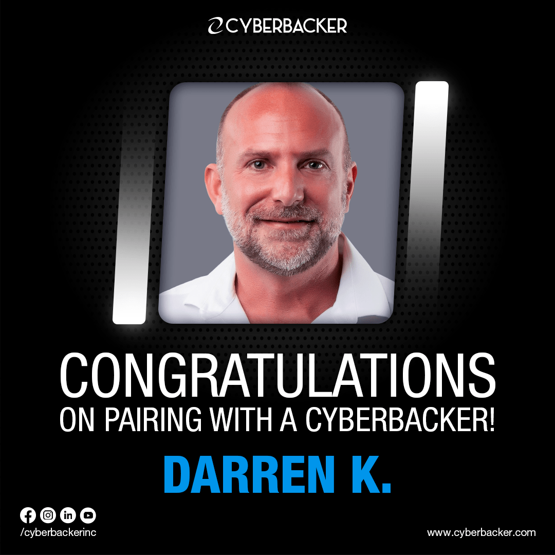 Congratulations on Pairing with a Cyberbacker