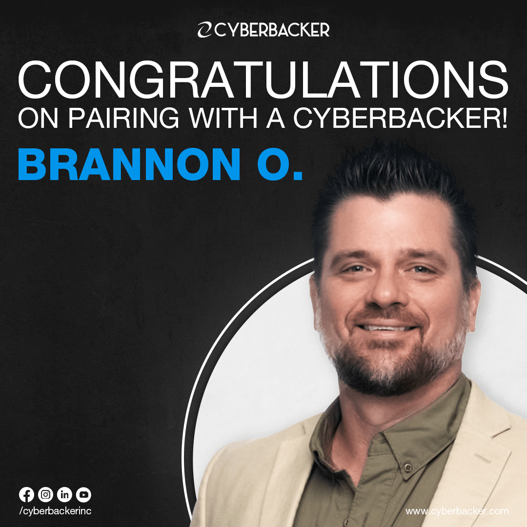 Congratulations on Pairing with a Cyberbacker