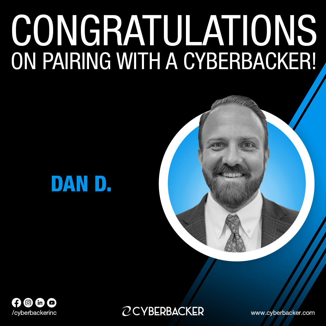 Congratulations on Pairing with a Cyberbacker