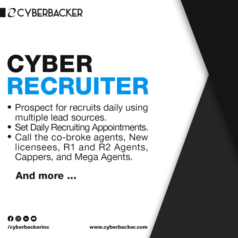 Cyberbacker Services - Cyber Recruiter - Virtual Assistant