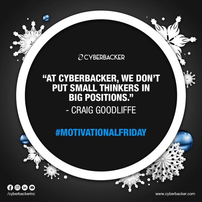 Motivational Friday - Cyberbacker The Best Administrative & Virtual Assistant Services