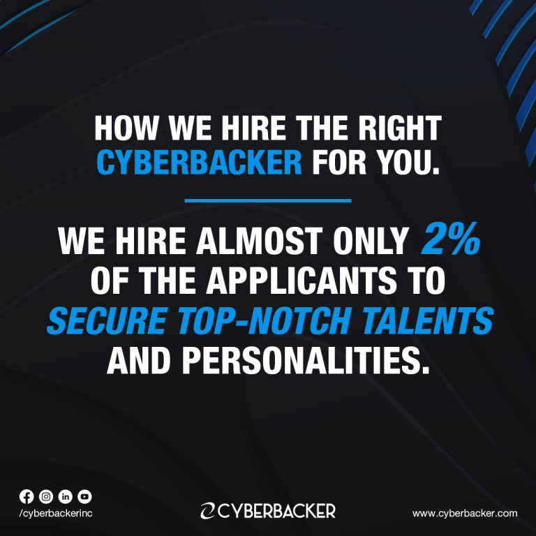 How We Hire The Right Cyberbacker For You - Virtual Assistant