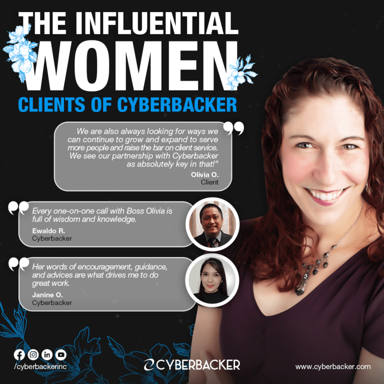 The Influential Women Clients of Cyberbacker - Virtual Assistant