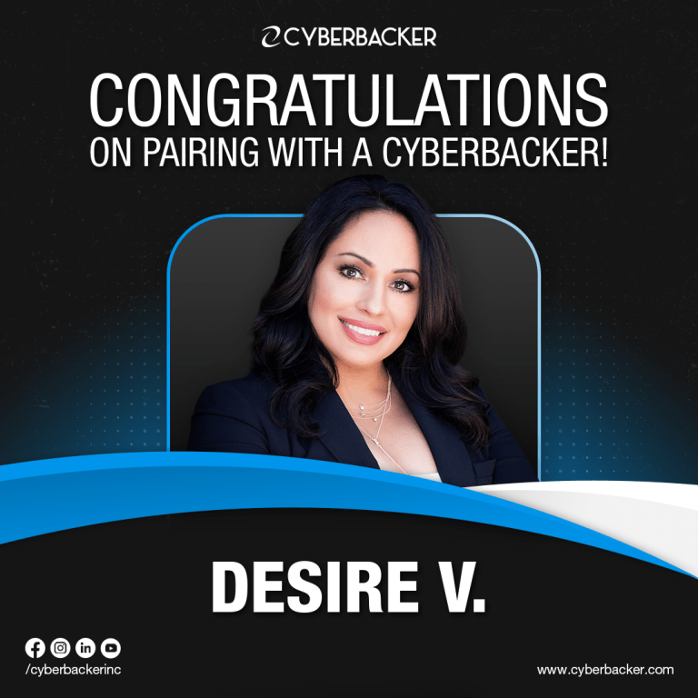 Congratulations On Pairing With A Cyberbacker - Virtual Services