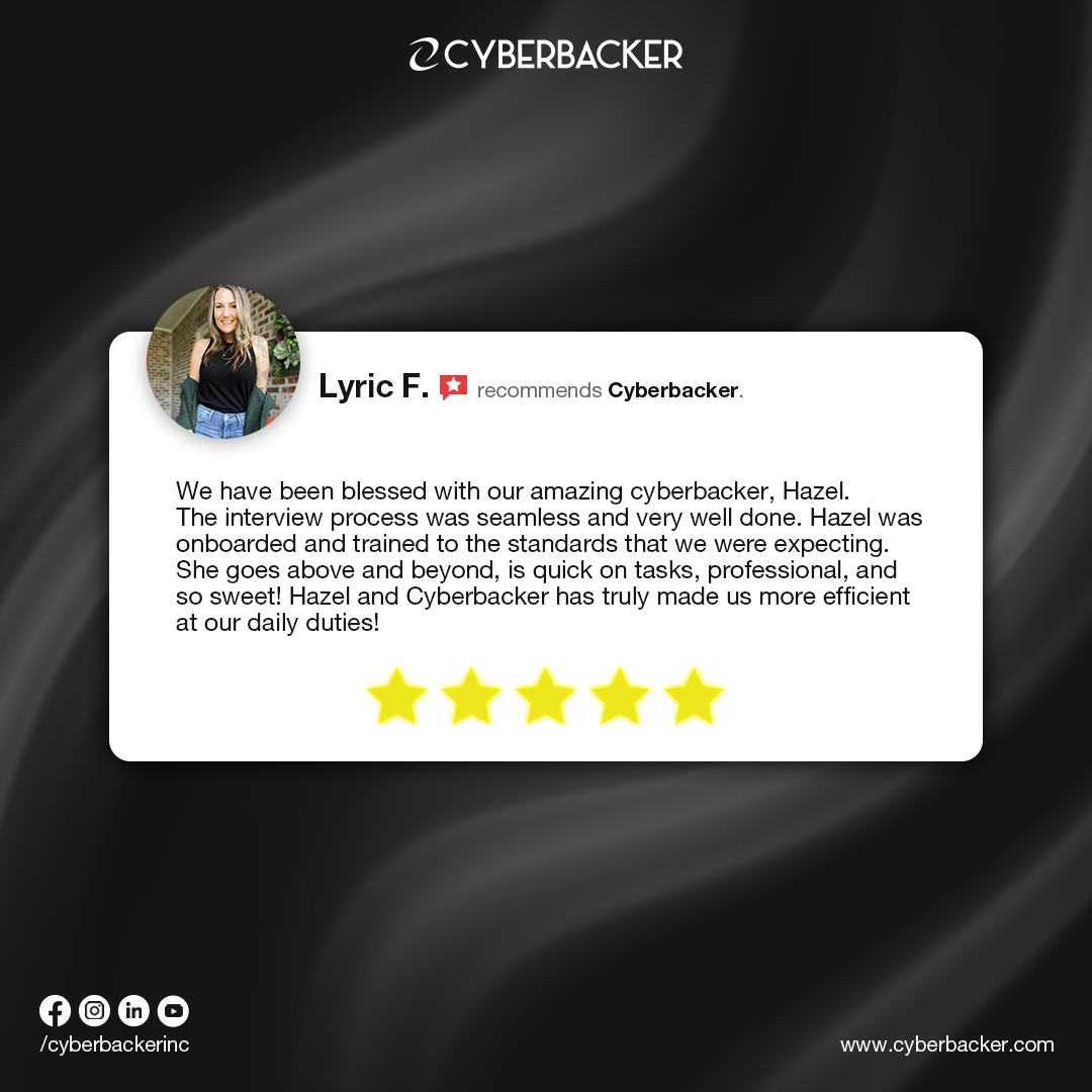 Client Positive Review - Virtual Assistant