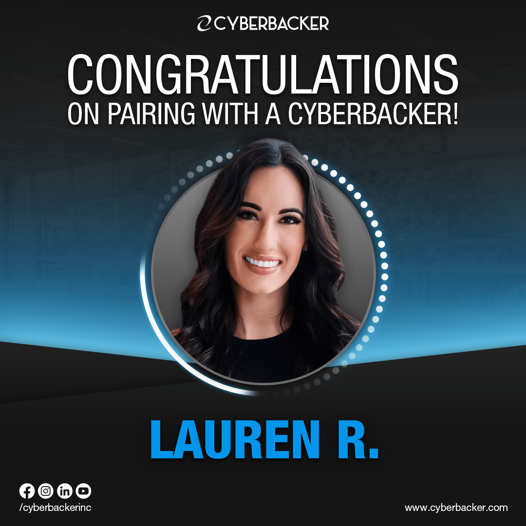 Congratulations On Pairing With A Cyberbacker - Virtual Services