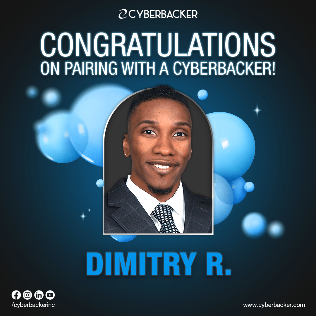 Congratulations On Pairing With A Cyberbacker - Virtual Services