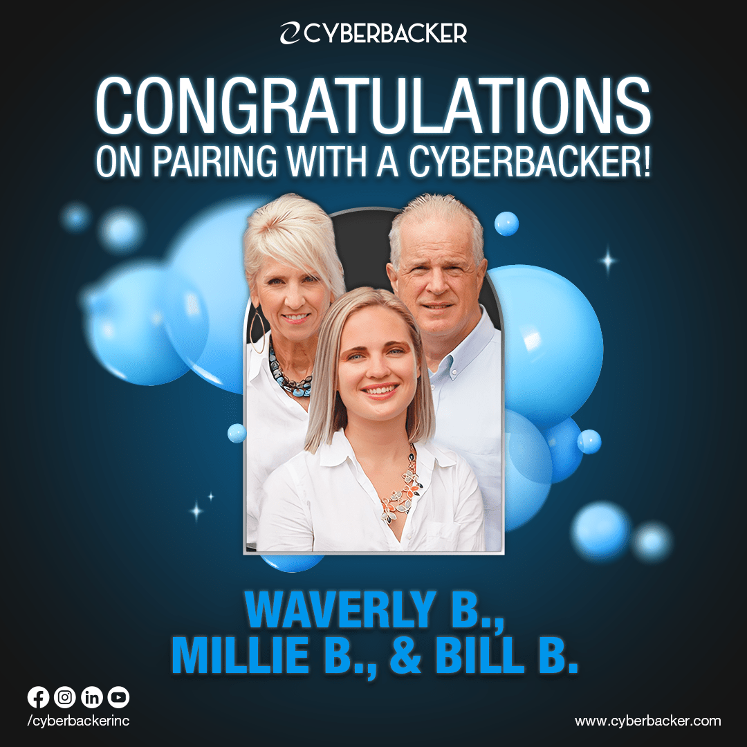 Congratulations On Pairing With A Cyberbacker - Virtual Services