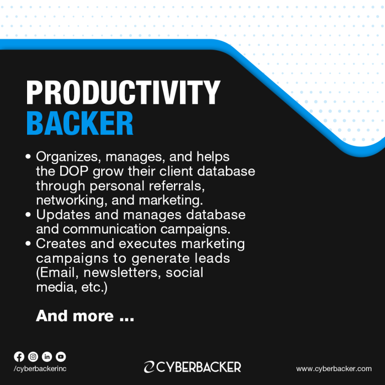 Cyberbacker Services - Virtual Assistant