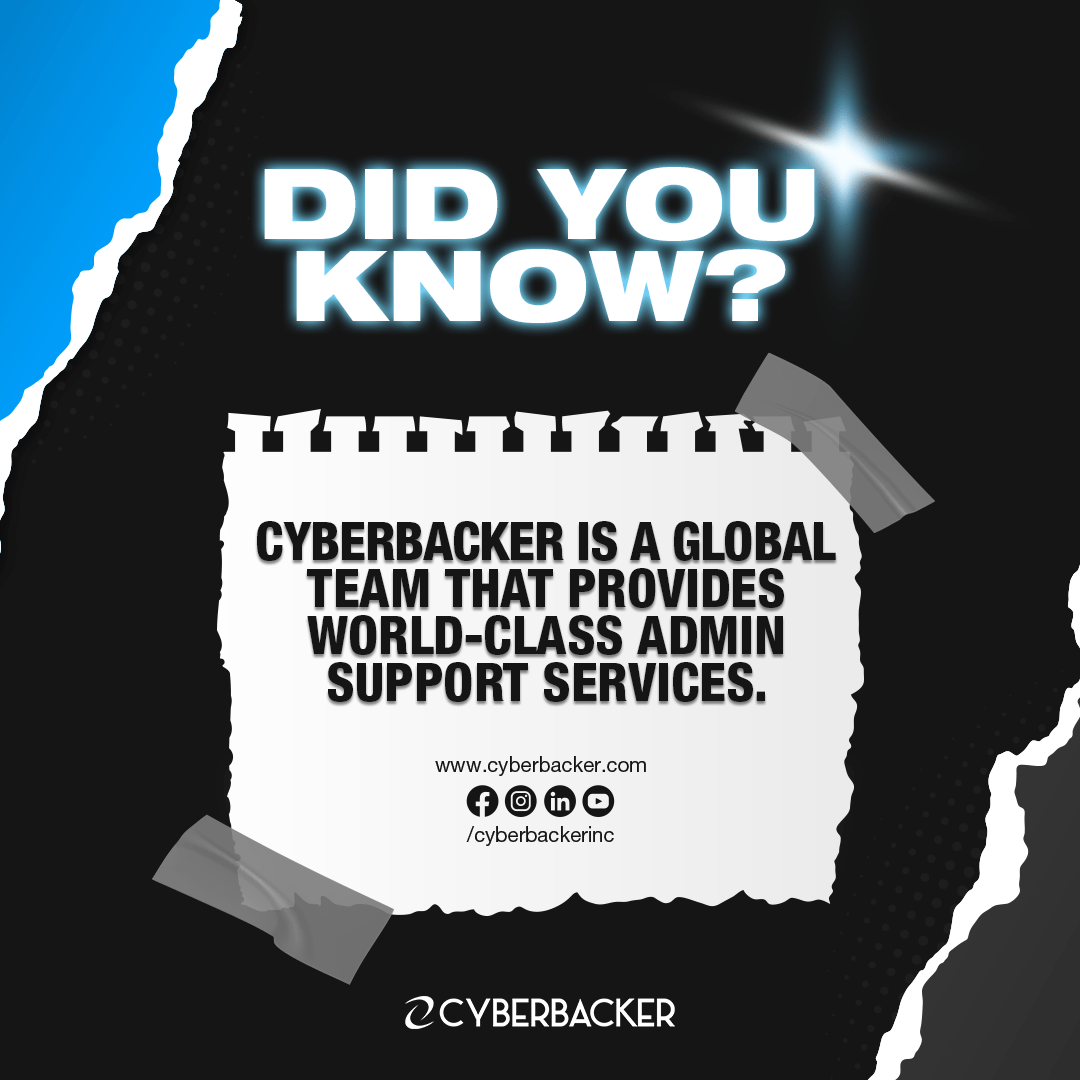 Did You Know Cyberbacker Series - Virtual Assistant