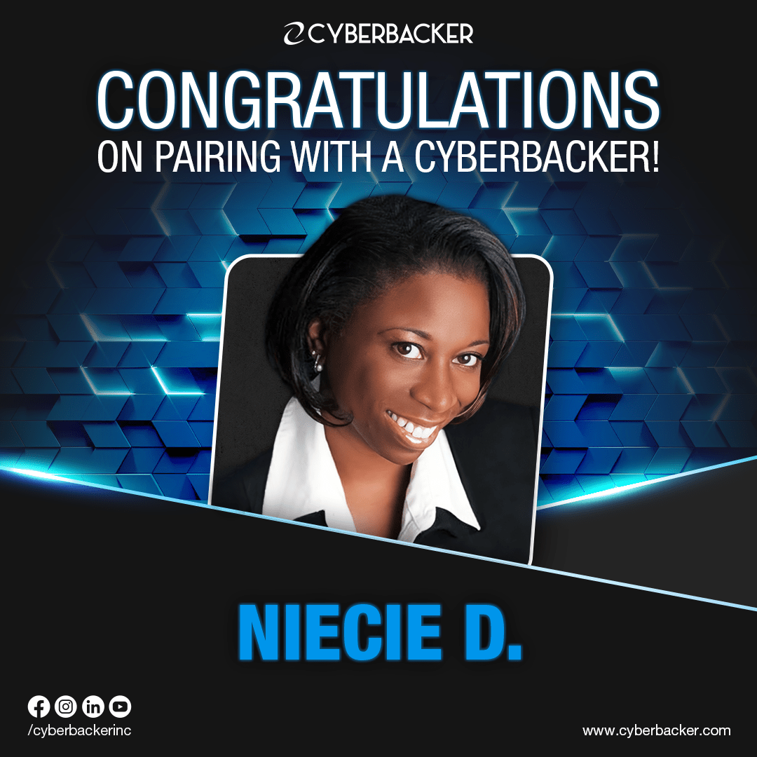 Congratulations On Pairing With A Cyberbacker - Virtual Services