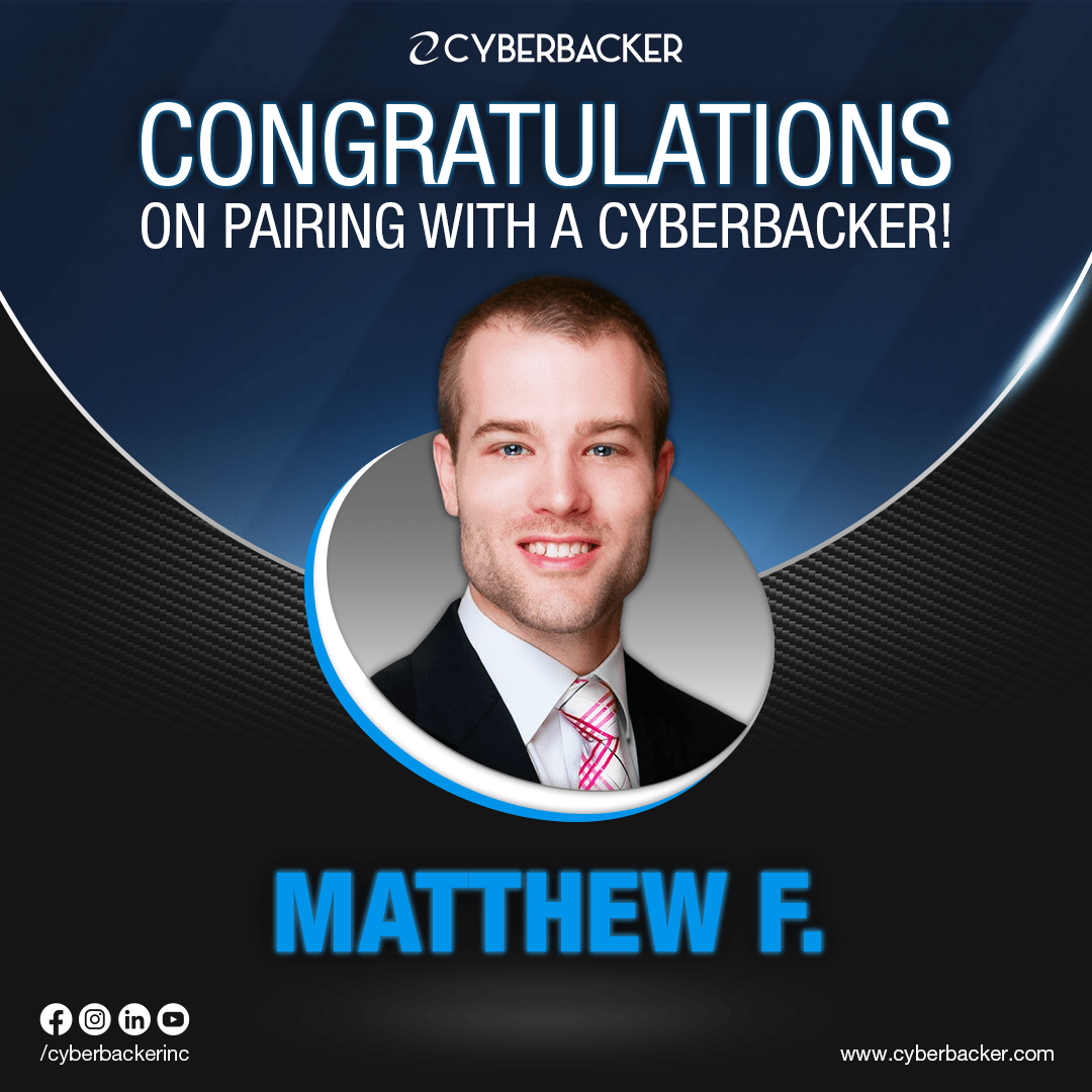 Congratulations On Pairing With A Cyberbacker - Virtual Services