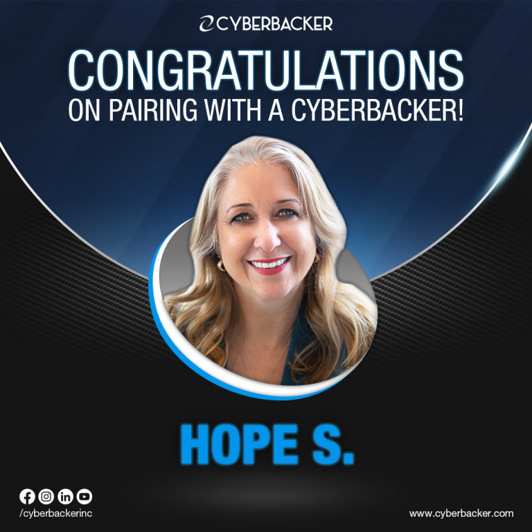 Congratulations On Pairing With A Cyberbacker - Virtual Services