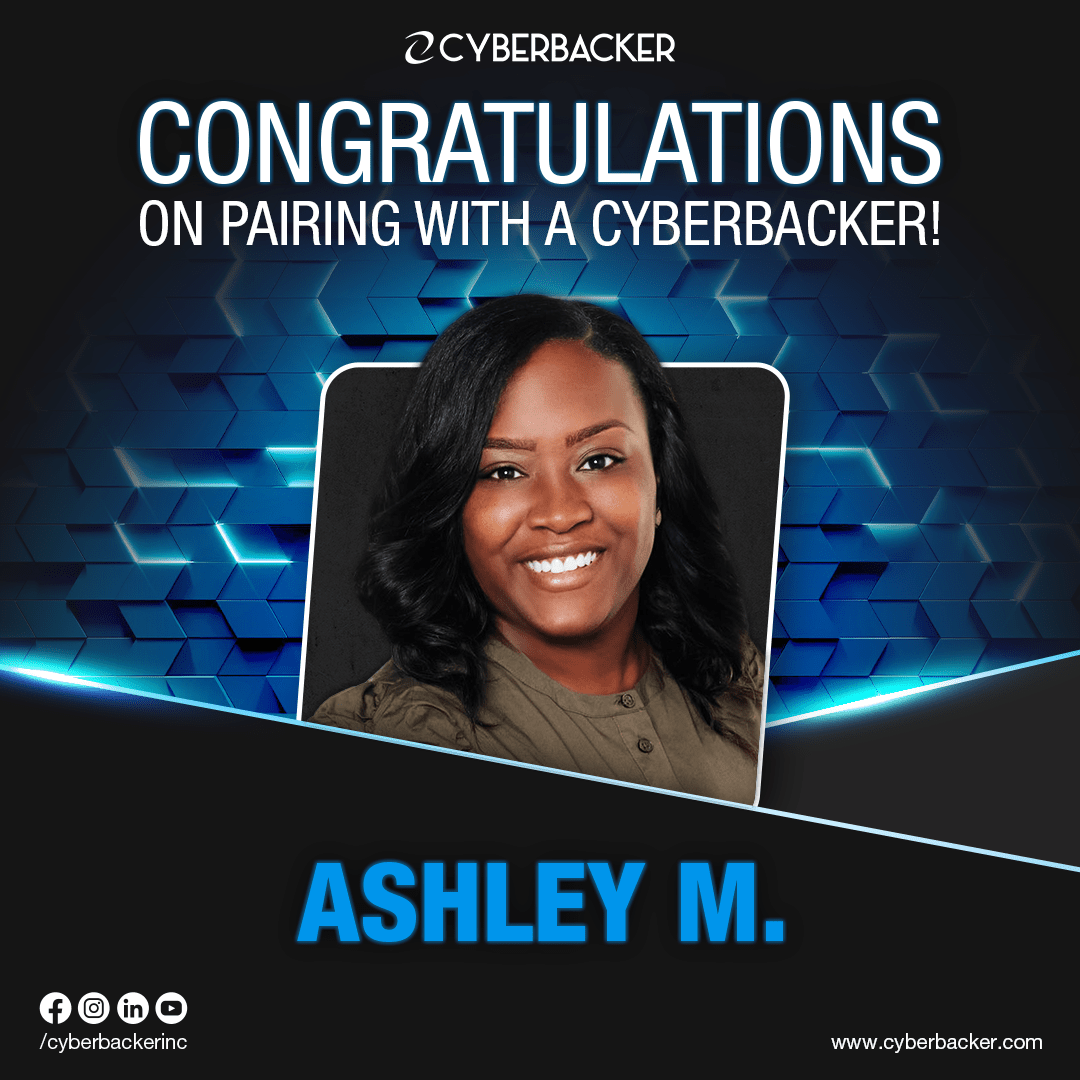 Congratulations On Pairing With A Cyberbacker - Virtual Services