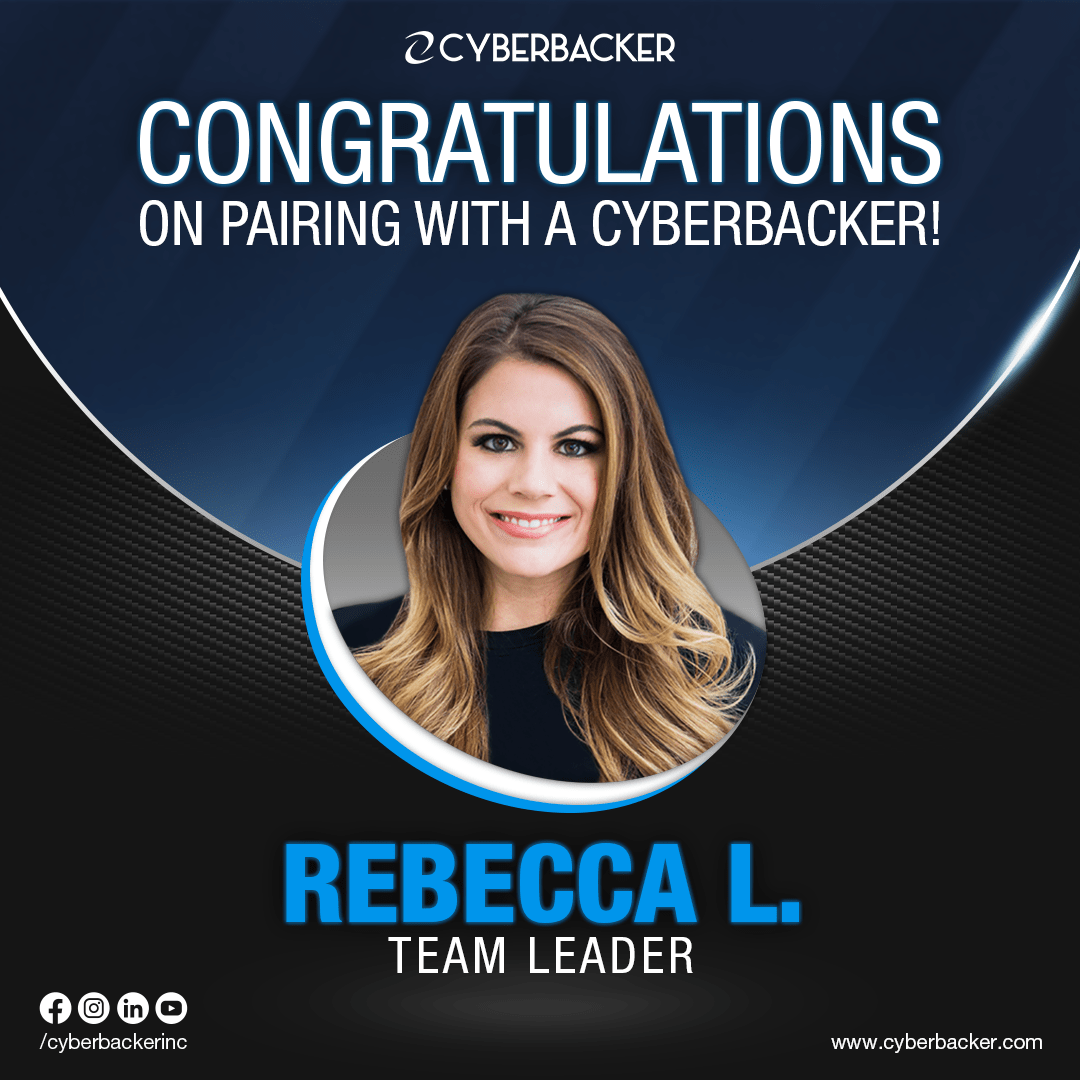 Congratulations On Pairing With A Cyberbacker - Virtual Services