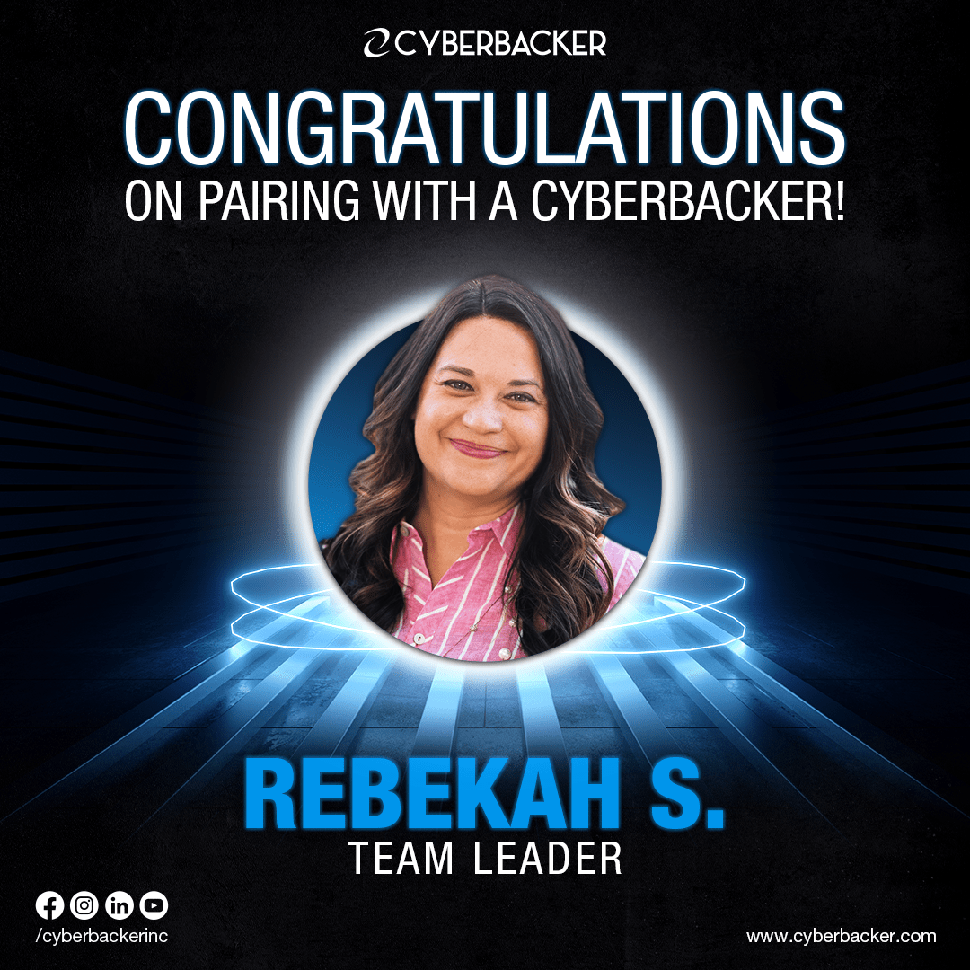 Congratulations On Pairing With A Cyberbacker - Virtual Services