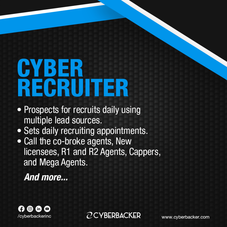 Cyberbacker Services - Cyber Recruiter - Virtual Assistant