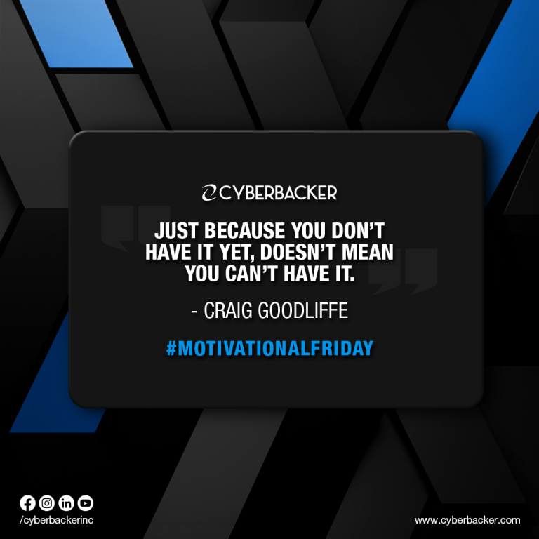 Motivational Friday - Craig Goodliffe - Virtual Assistant