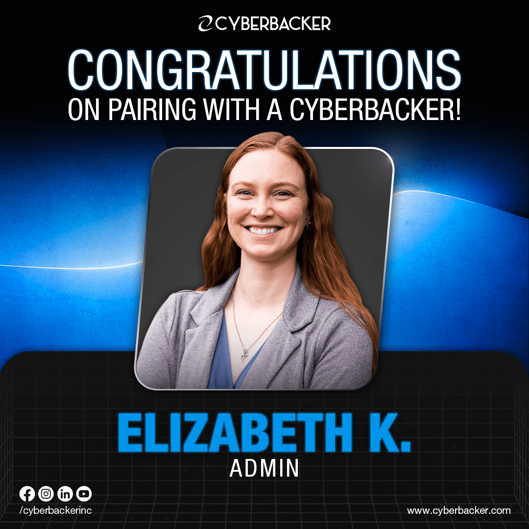 Congratulations On Pairing With A Cyberbacker - Virtual Services