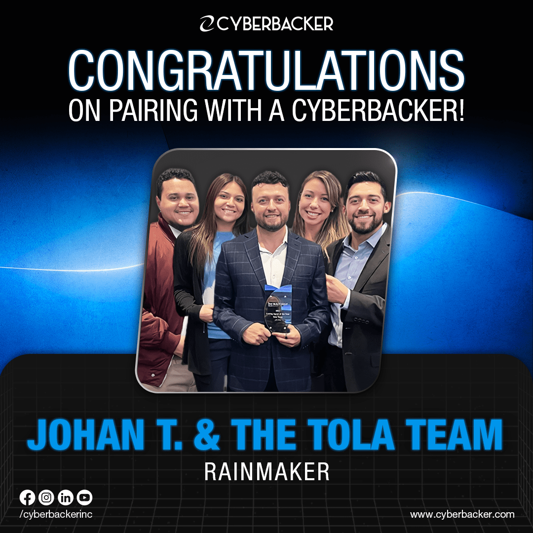 Congratulations on Pairing with a Cyberbacker - Virtual Services