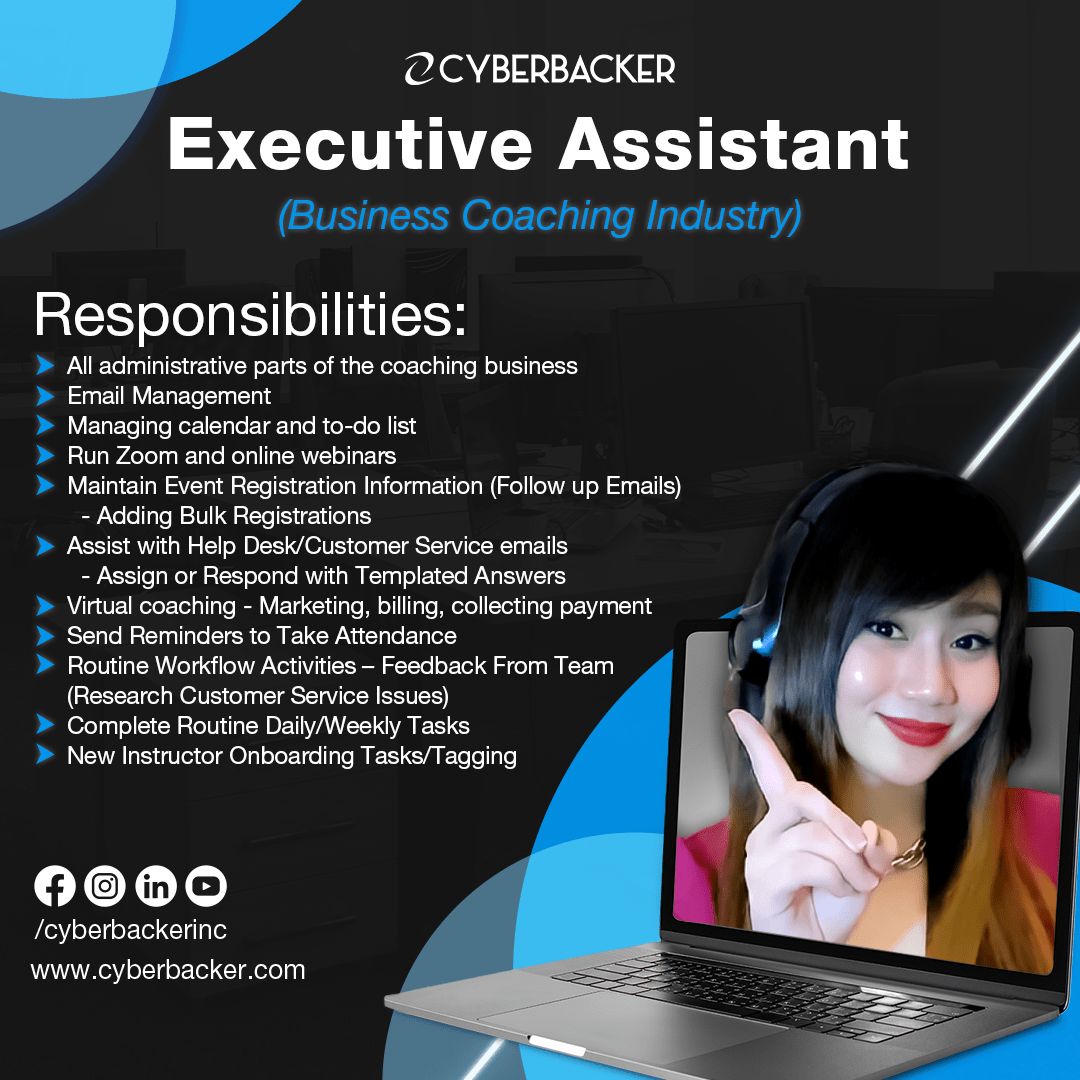 Executive Assistant - Business Coaching Industry